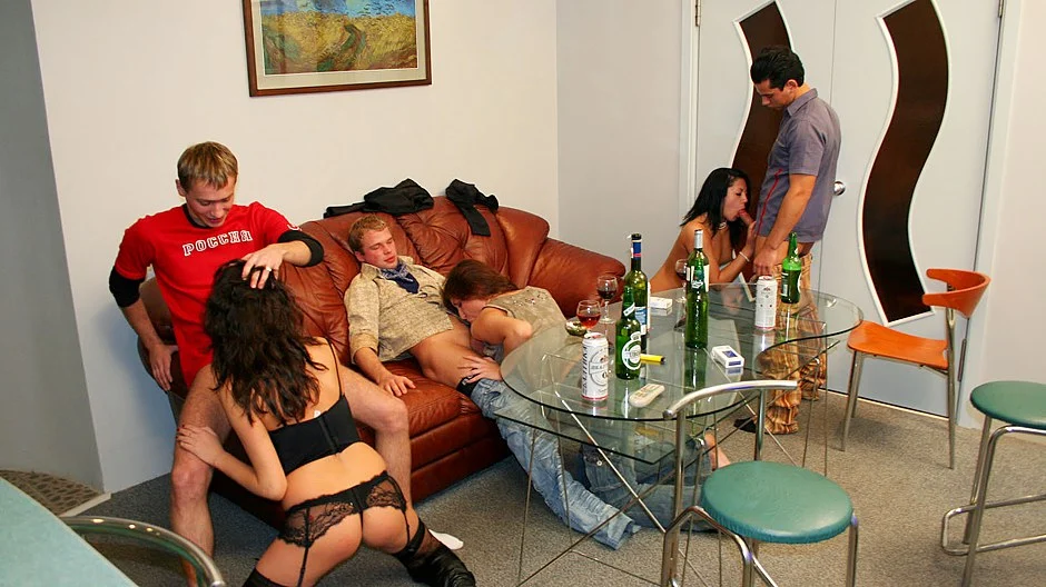incredibly hot students sex in the kitchen