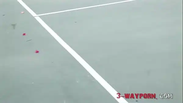 3way porn naughty girls fuck him outdoor