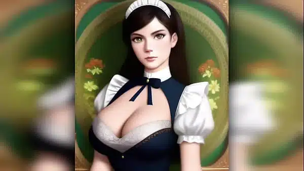 artificial generated porn a hot maid collection with some surprices