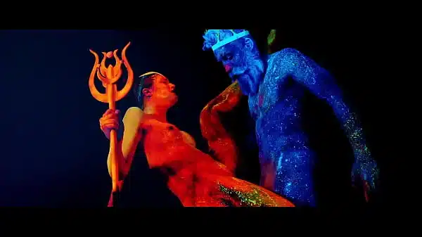 body paint uv porn