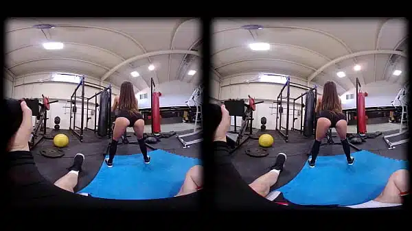 vrconk hard workout with tiny brunette vr porn