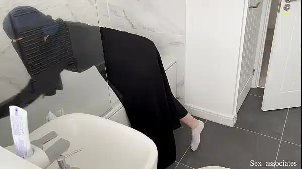 young muslim maid in hijab fucked in the ass for a bad cleaning